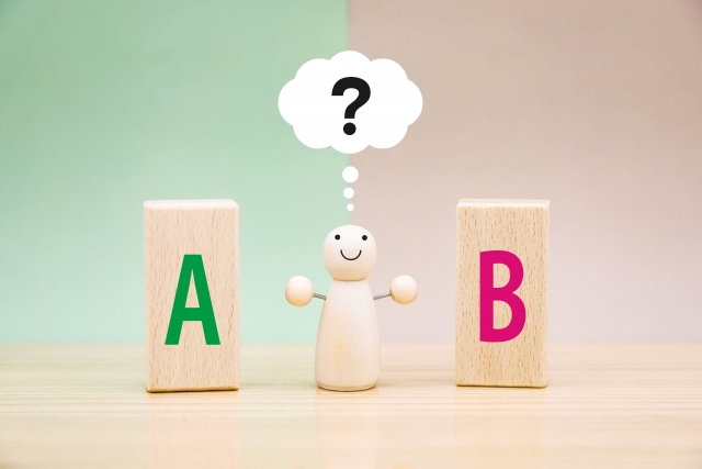 AかBか？選択のイメージ